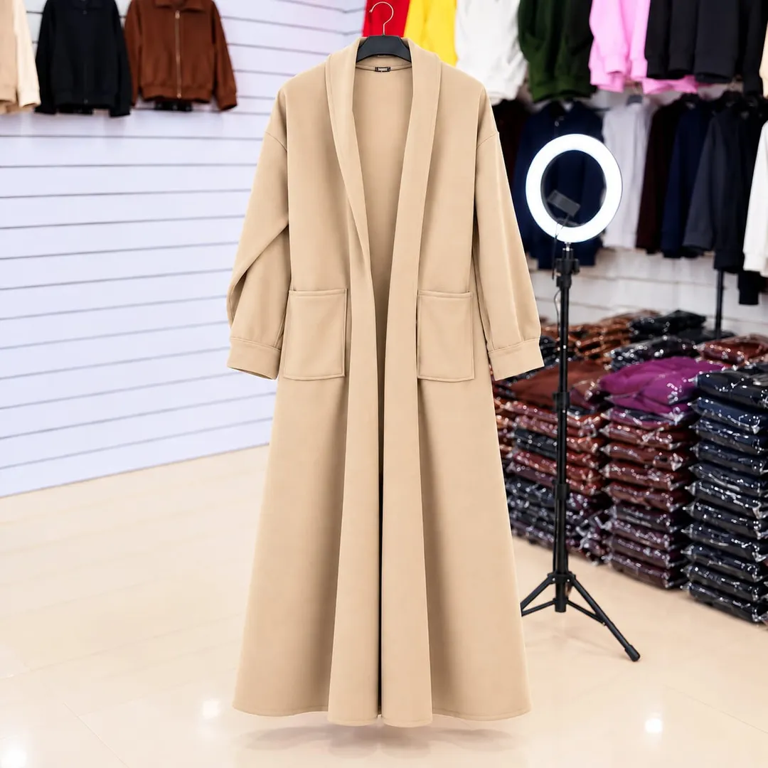 Manteau Long Elégant - Beige